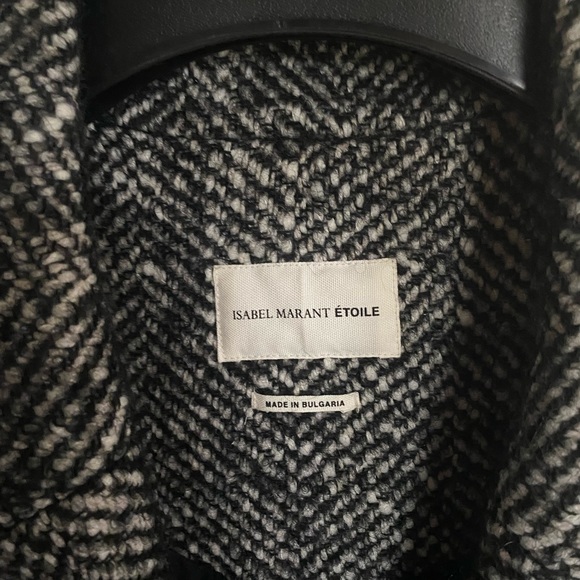 Isabel Marant Étoile Wool Jacket Coat - Picture 3 of 6